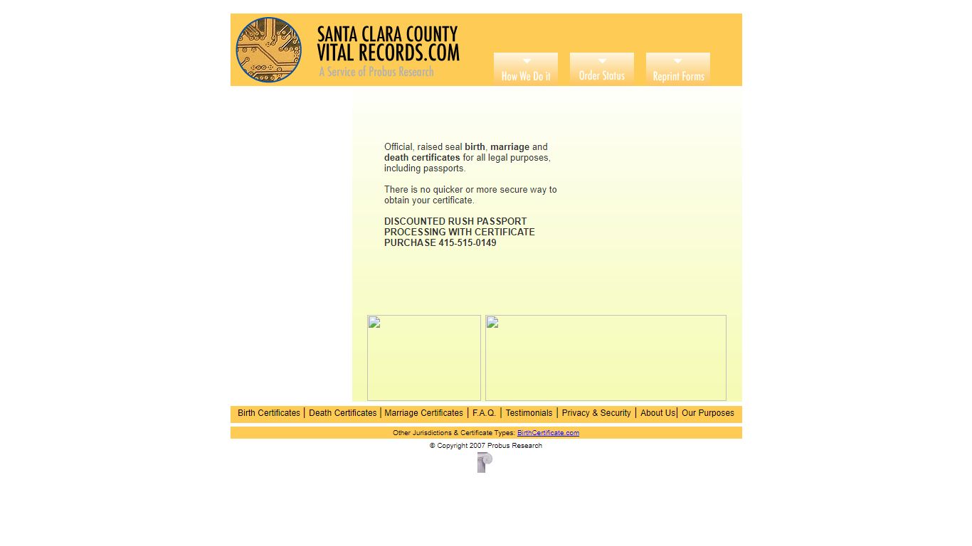 Santa Clara County Vital Records